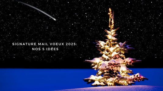 Signature mail voeux 2025: nos 5 idées