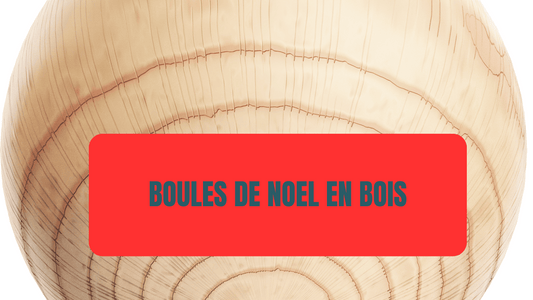 boules de noel en bois