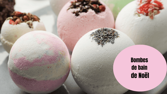 Bombes de bain de Noel: