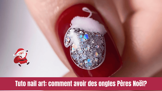 Tuto nail art: comment avoir des ongles Pères Noël?