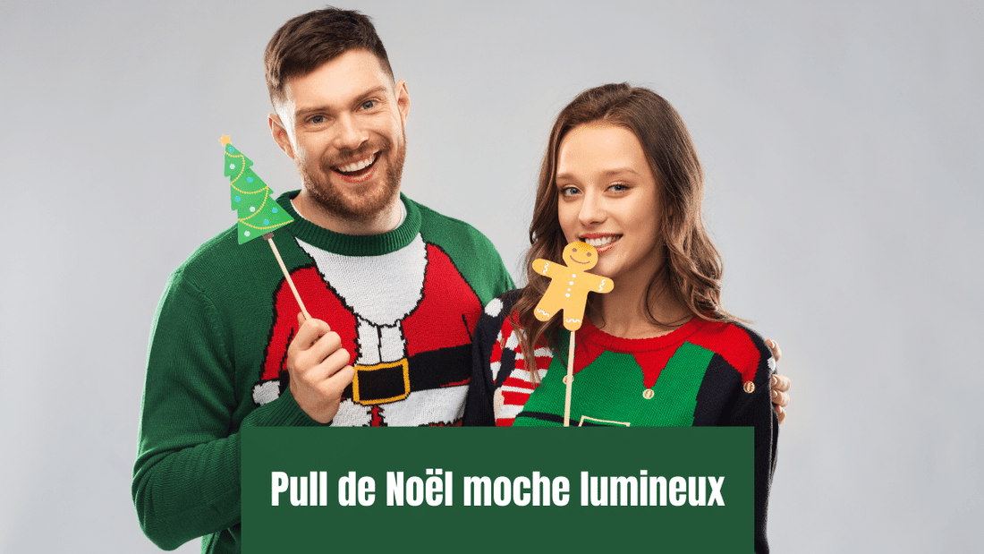 Pull de Noël Moche et Lumineux 