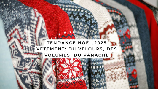 Tendance Noël 2025 vêtement: du velours, des volumes, du panache