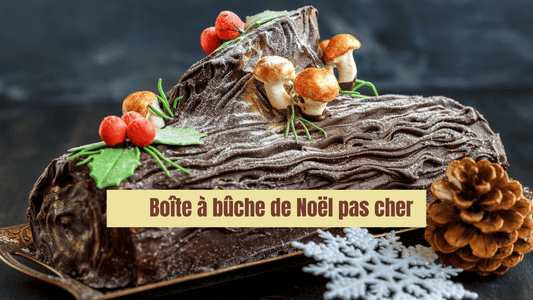 boite à buche de noel pas cher