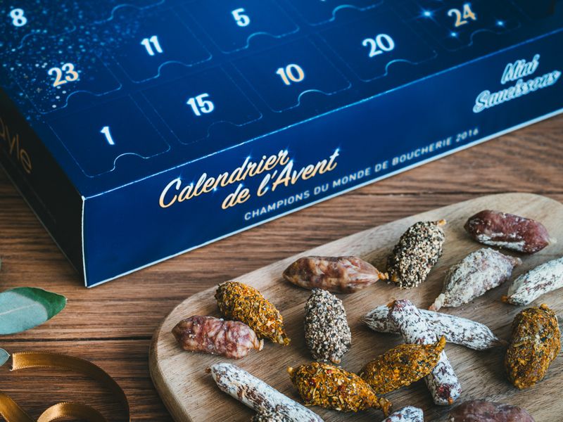 calendrier de l'avent saucisson