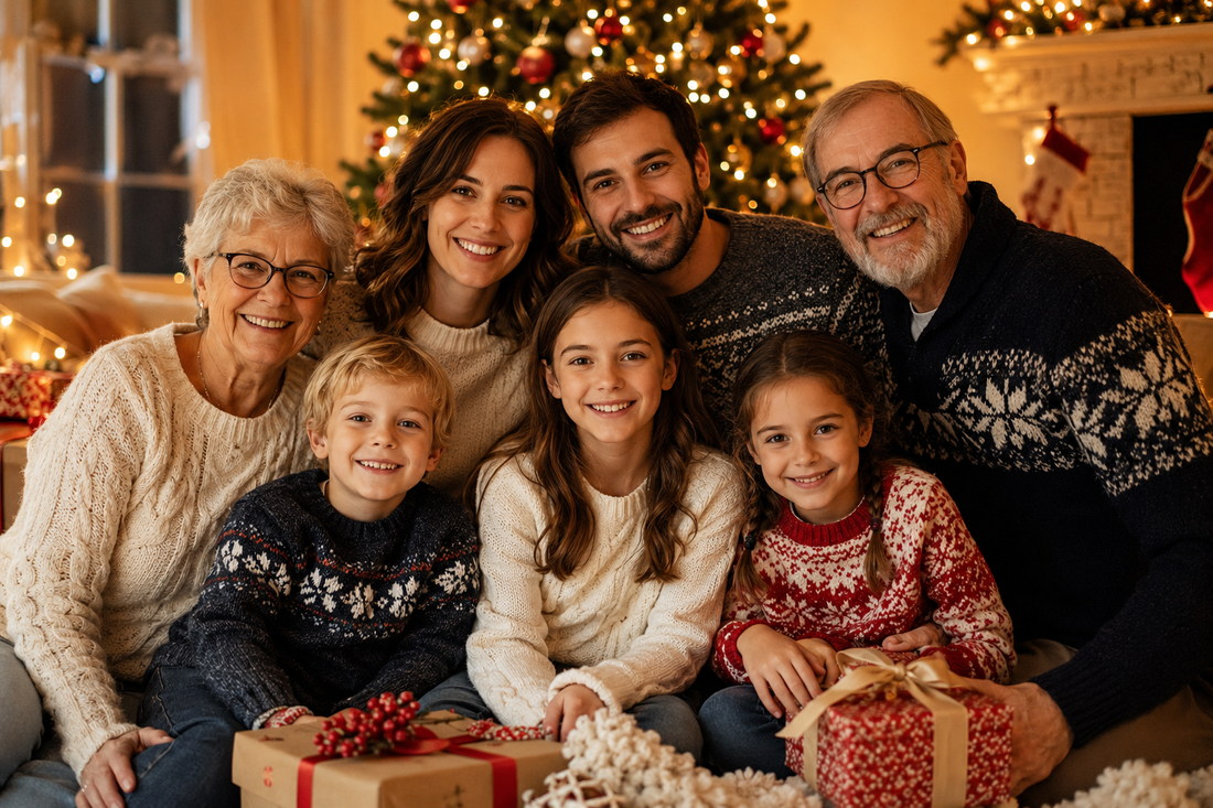 Comment organiser un shooting photo de famille pour Noël ?