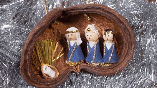 creche de noel moderne