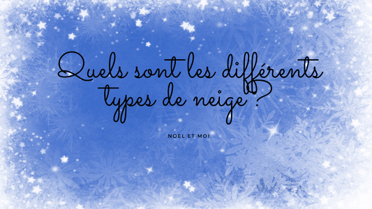 Quels sont les différents types de neige?