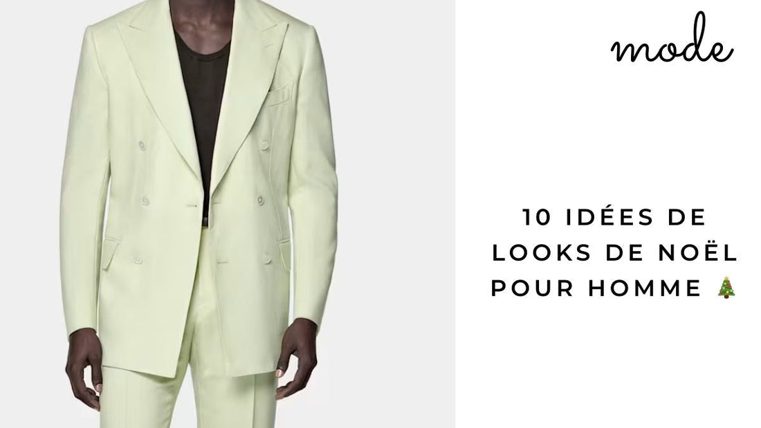 10 idées de looks de Noël pour homme