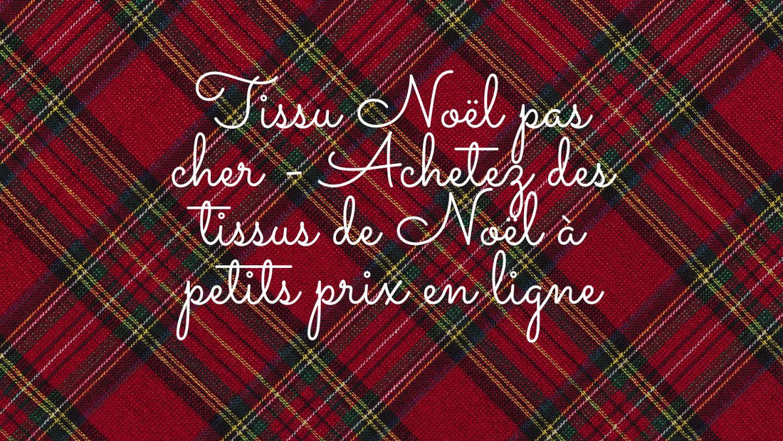 Tissu Noël pas cher
