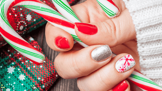 Testez le Nail Art Flocon de Noël